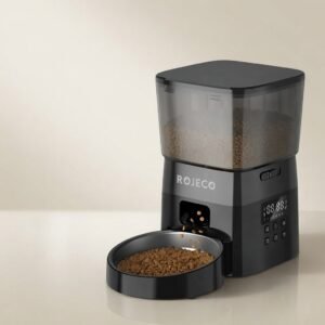 Automatic Food Dispenser with Button Control