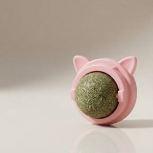 Wall-Mounted Rotating Catnip Ball