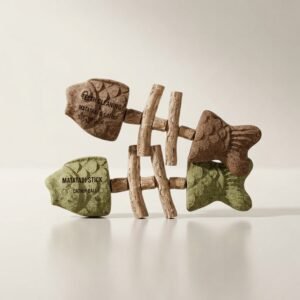 Fish-Bone Teeth-Grinding Chew Toy