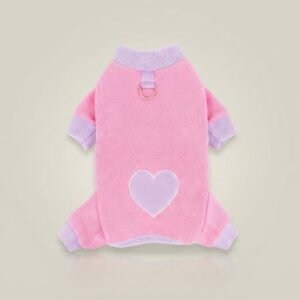 Home Two-Tone Fleece Pyjama Jumpsuit